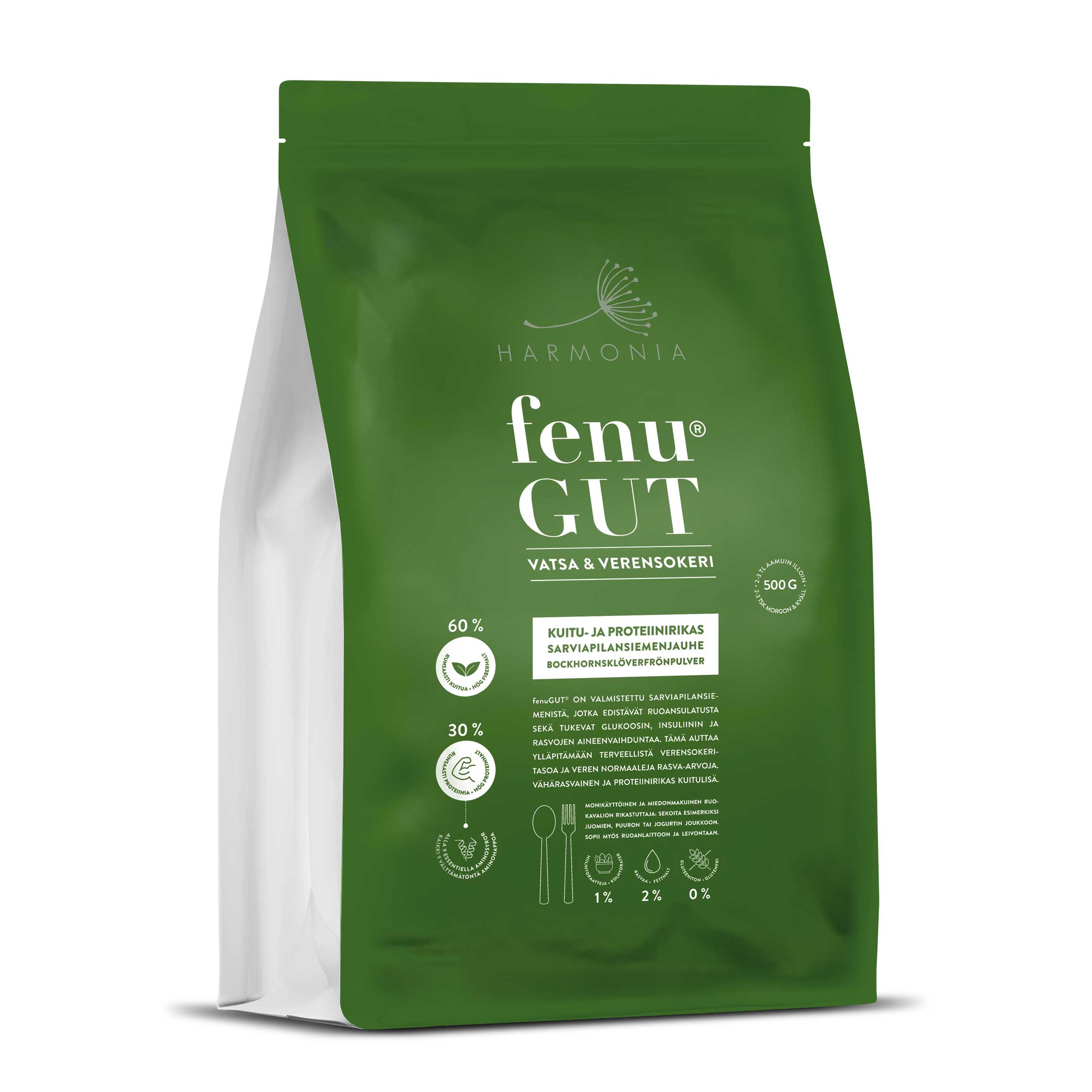 fenuGUT -sarviapilansiemenjauhe, 500 g - Ruohonjuuri