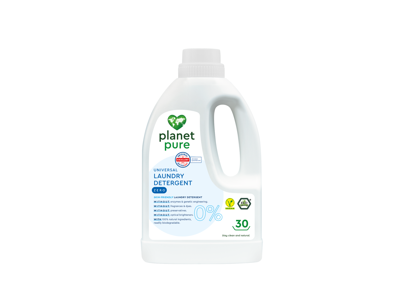 Pyykinpesuneste, hajusteeton, 1,5 l