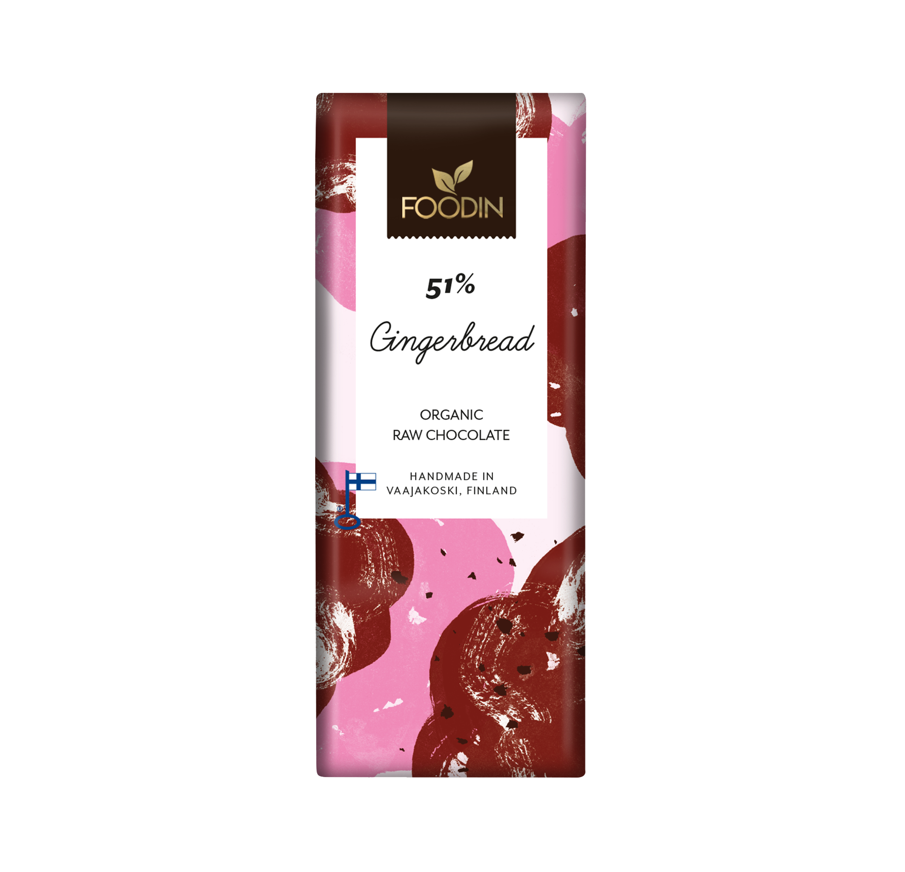 Piparkakku-raakasuklaa 51 %, 40 g