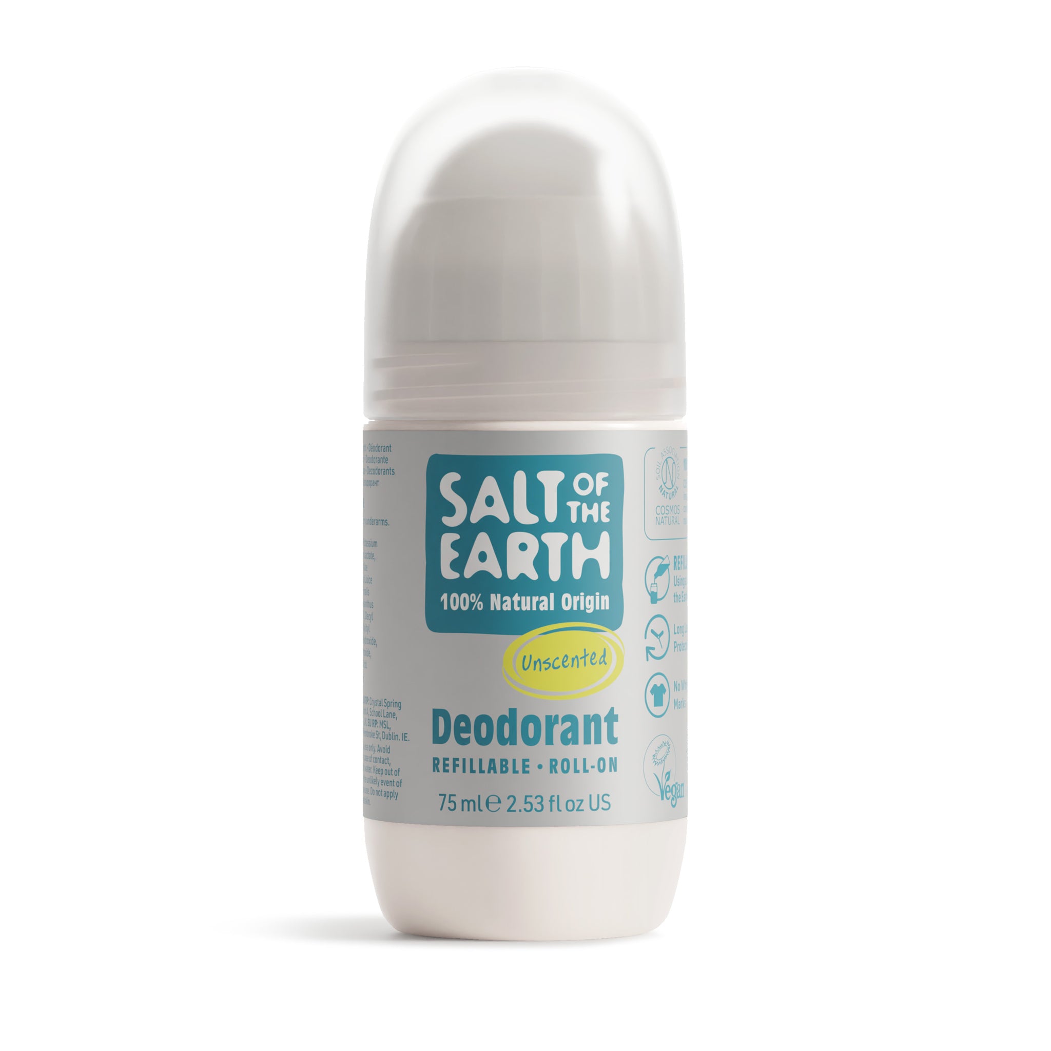 Kristallisuoladeo, Roll-on, Natural, 75 ml
