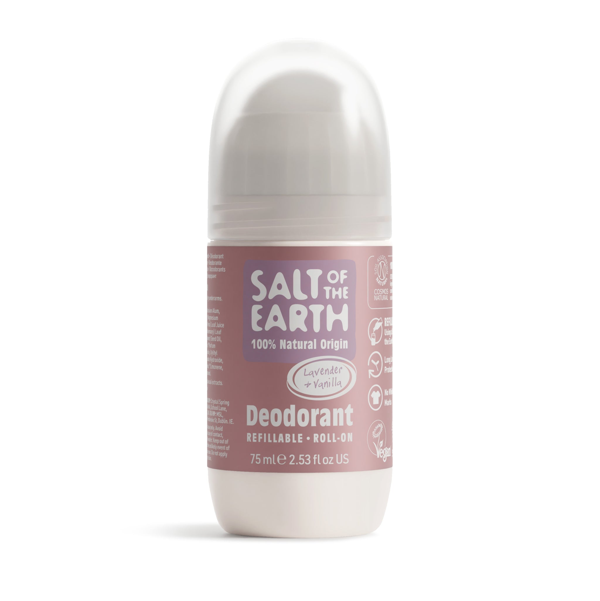 Kristallisuoladeo, Roll-on Laventeli & Vanilja, 75 ml