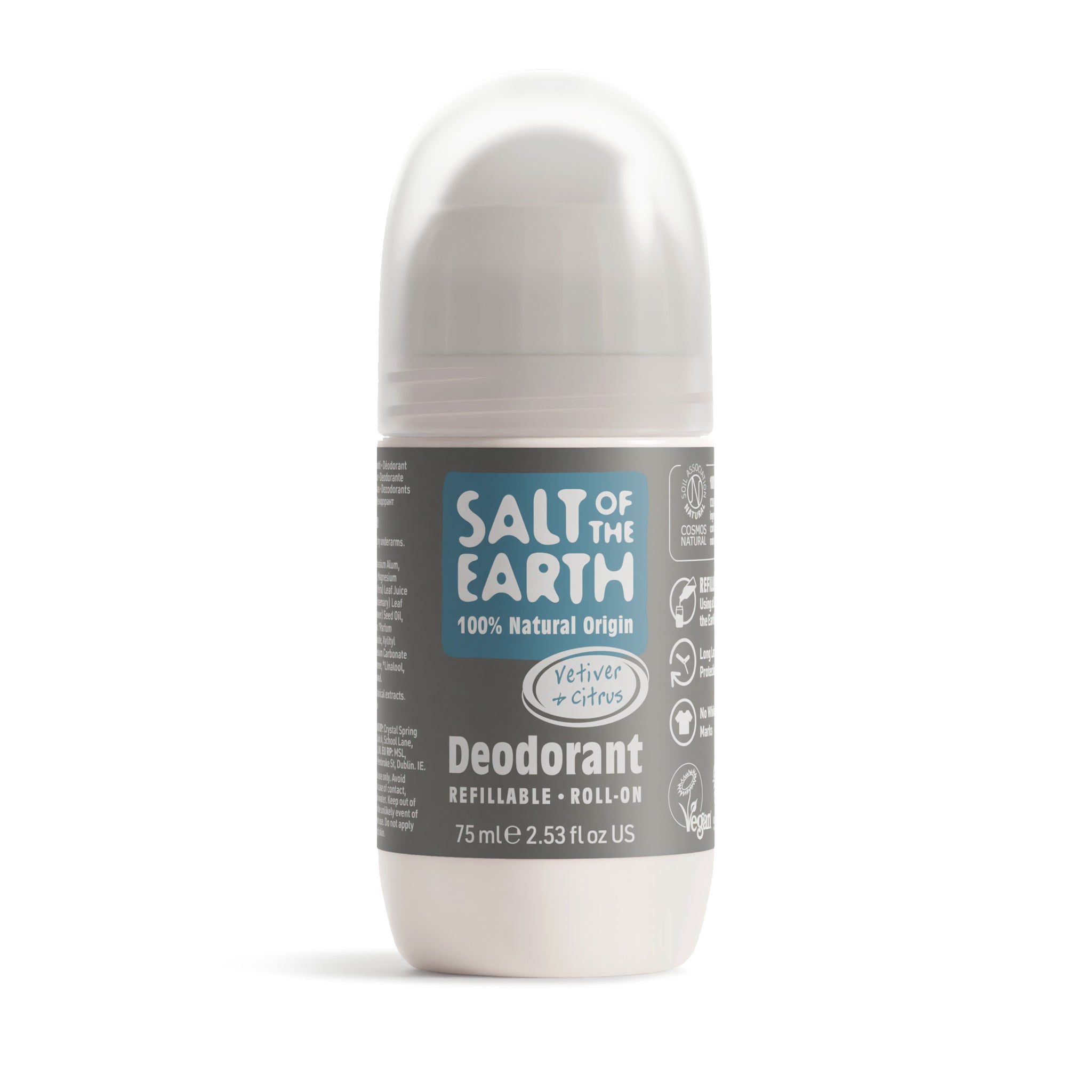 Kristallisuoladeo miehille, Roll-on, 75 ml