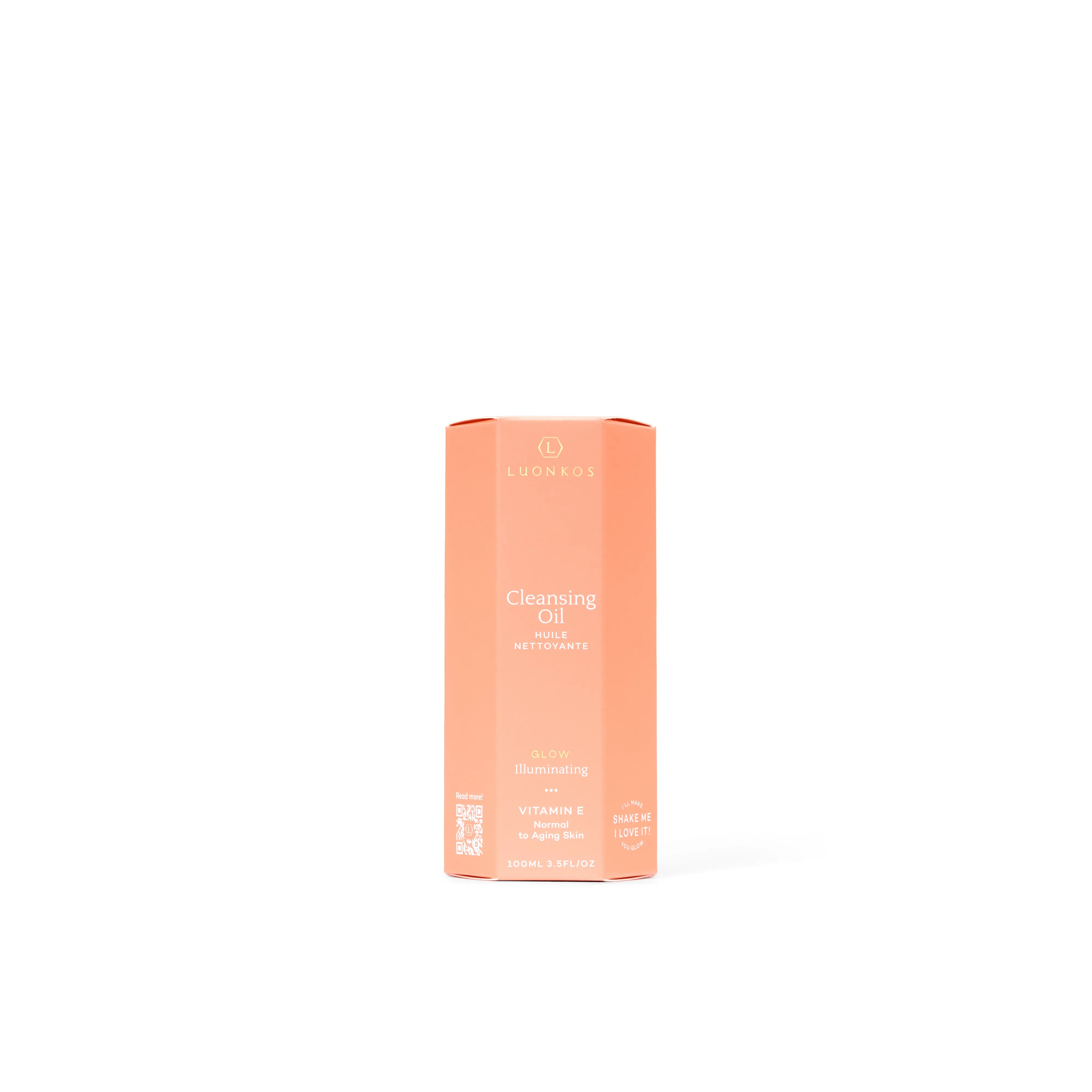 Glow puhdistusöljy kasvoille, 100 ml - Ruohonjuuri