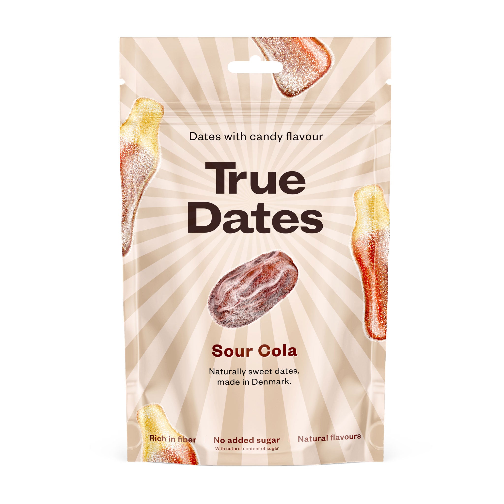 True Dates Sour Cola Kirpeä kola karkkitaatelit