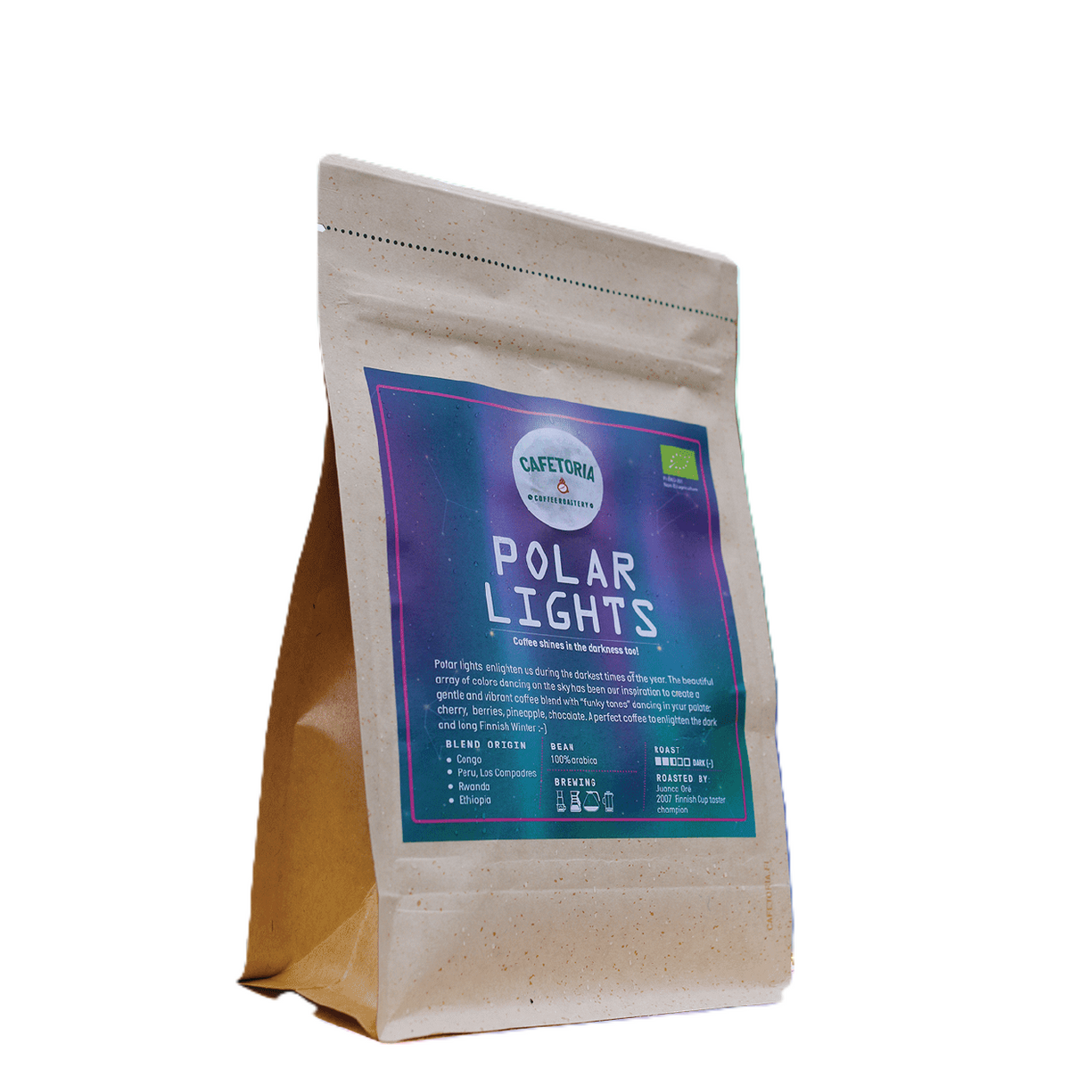 Polar Lights -kahvi, keskitumma paahto, 200 g