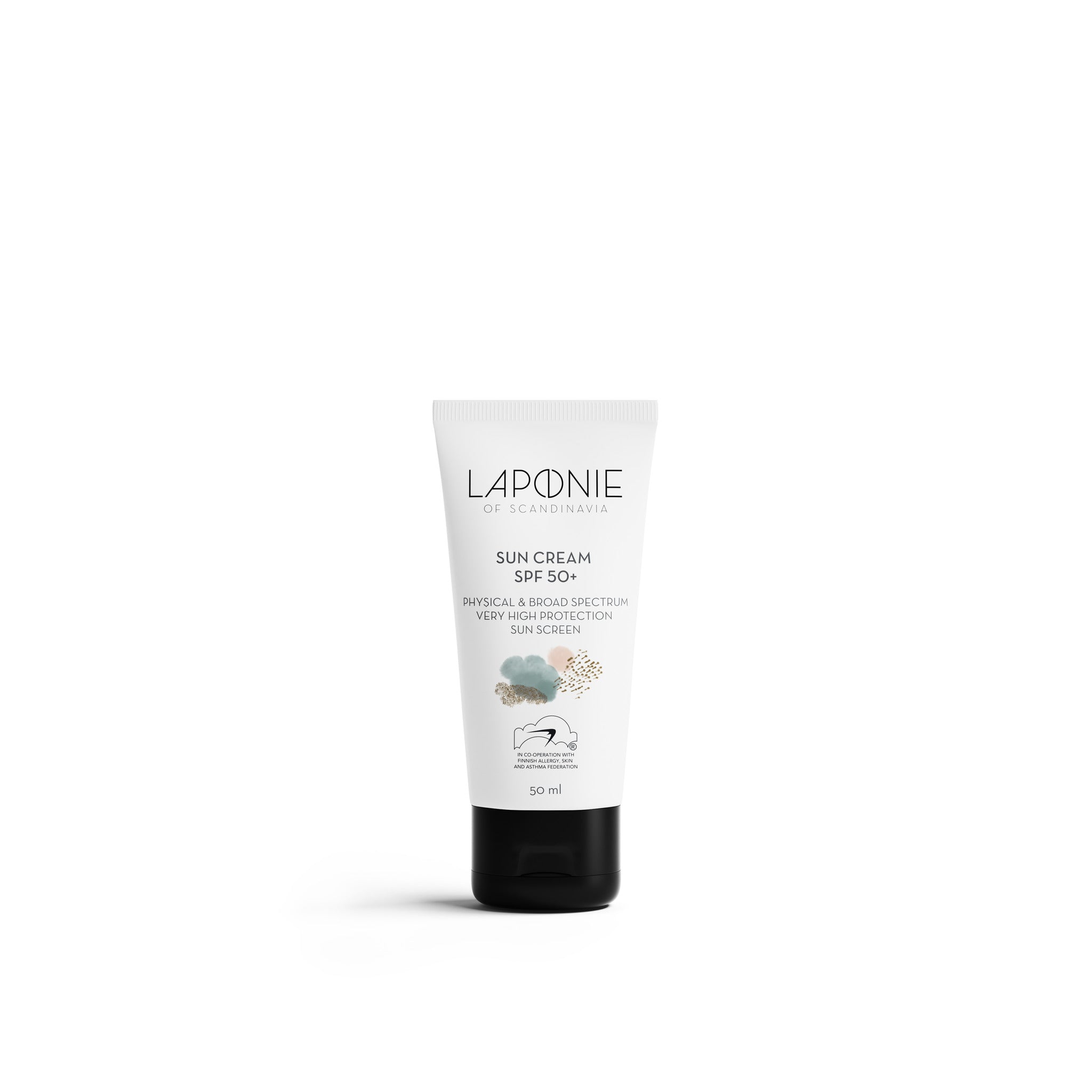 Sun Cream SPF 50+ - Fysikaalinen ja laajan spektrin erittäin korkean suojan aurinkovoide, 50 ml
