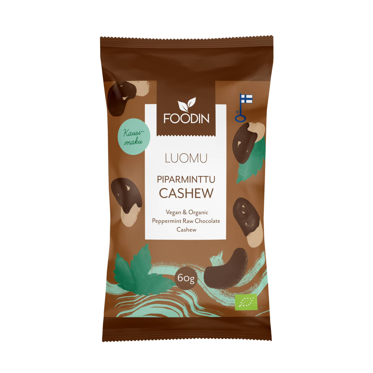 Piparminttusuklaacashew, 60 g
