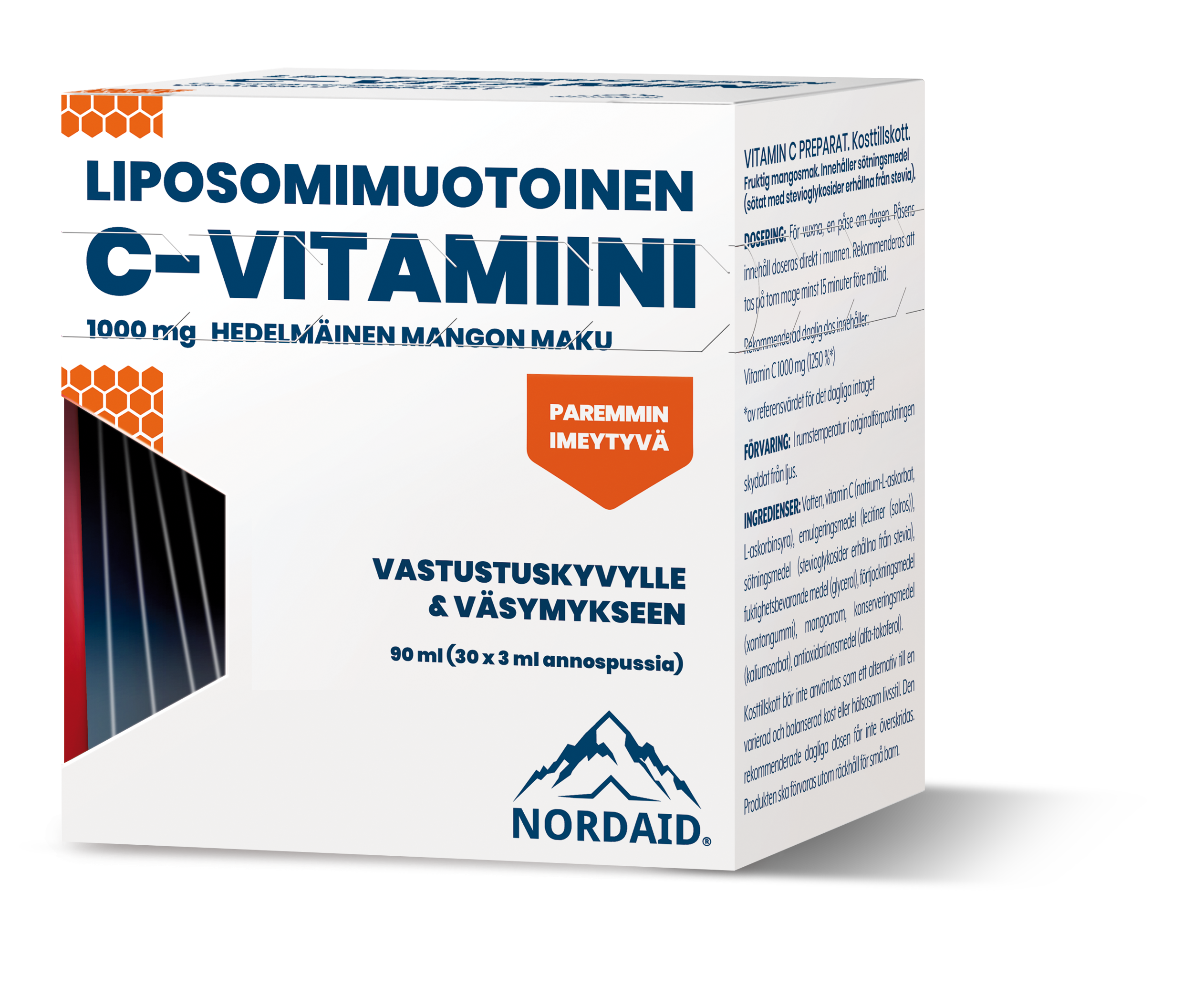 Nordaid Liposomimuotoinen C-vitamiini 1000 mg, 90 ml