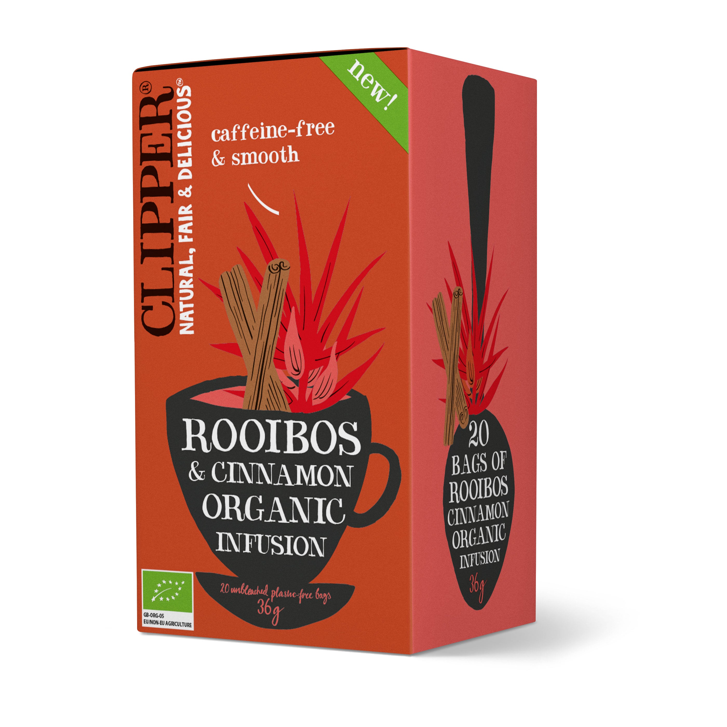 Clipper kofeiiniton rooibos kanelihauduke 